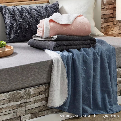 wholesale south africa plush  sherpa blanket